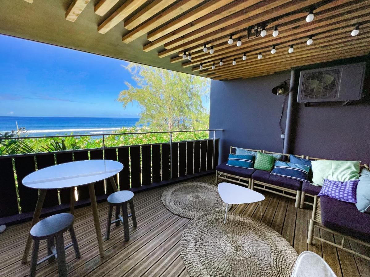 Le Petrel Bleu - Appartement Sur La Plage Des Tortues A Saint-Leu Ngoại thất bức ảnh