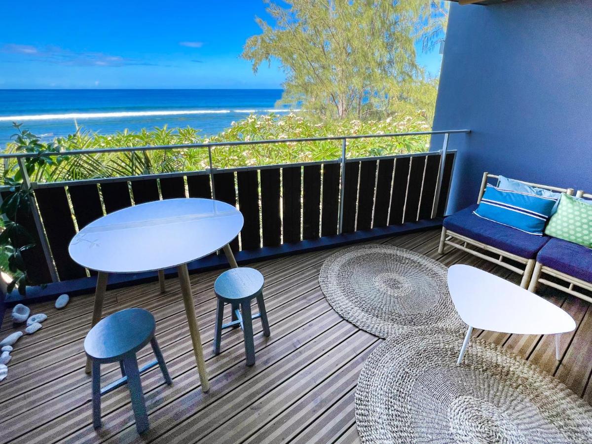 Le Petrel Bleu - Appartement Sur La Plage Des Tortues A Saint-Leu Ngoại thất bức ảnh