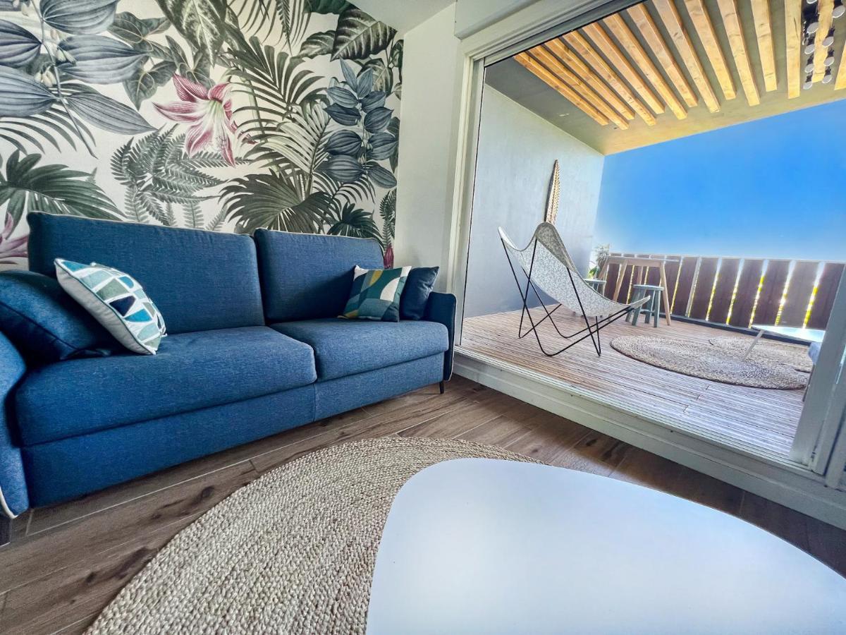 Le Petrel Bleu - Appartement Sur La Plage Des Tortues A Saint-Leu Ngoại thất bức ảnh